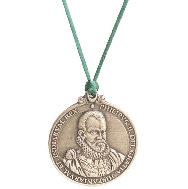 Подвеска солнечные часы Hemisferium Hanging Philip 2nd Sundial диам 4,5 см толщина 4 мм , бронза вид 2