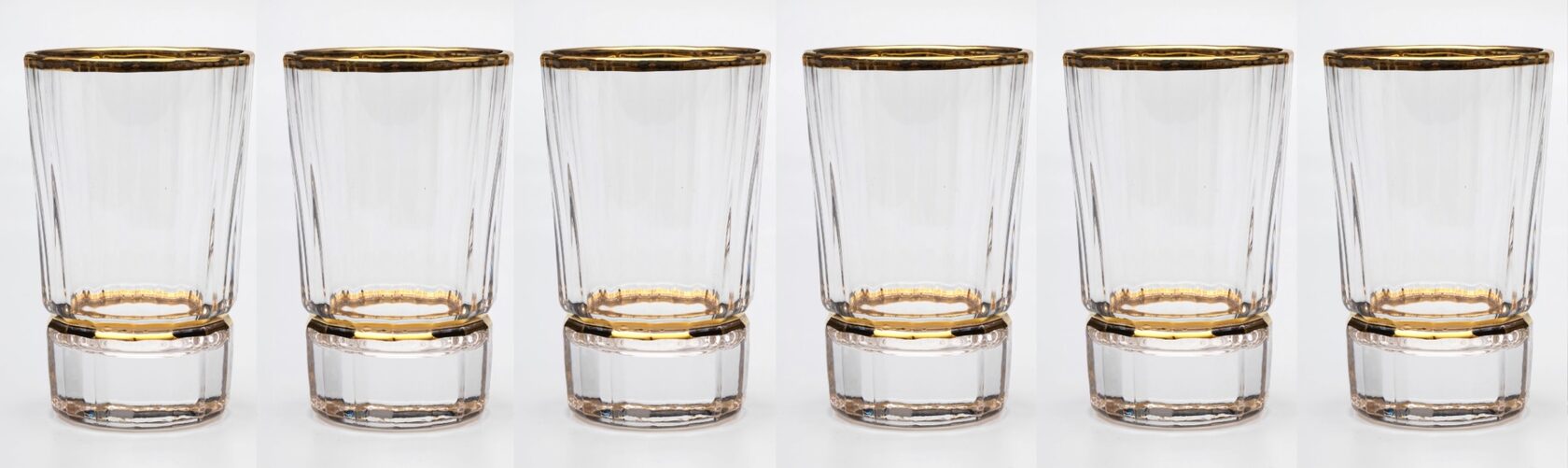 MACASSAR LIGHTНабор стопок 6шт, хрусталь, золото 24К , H.7 вид 2