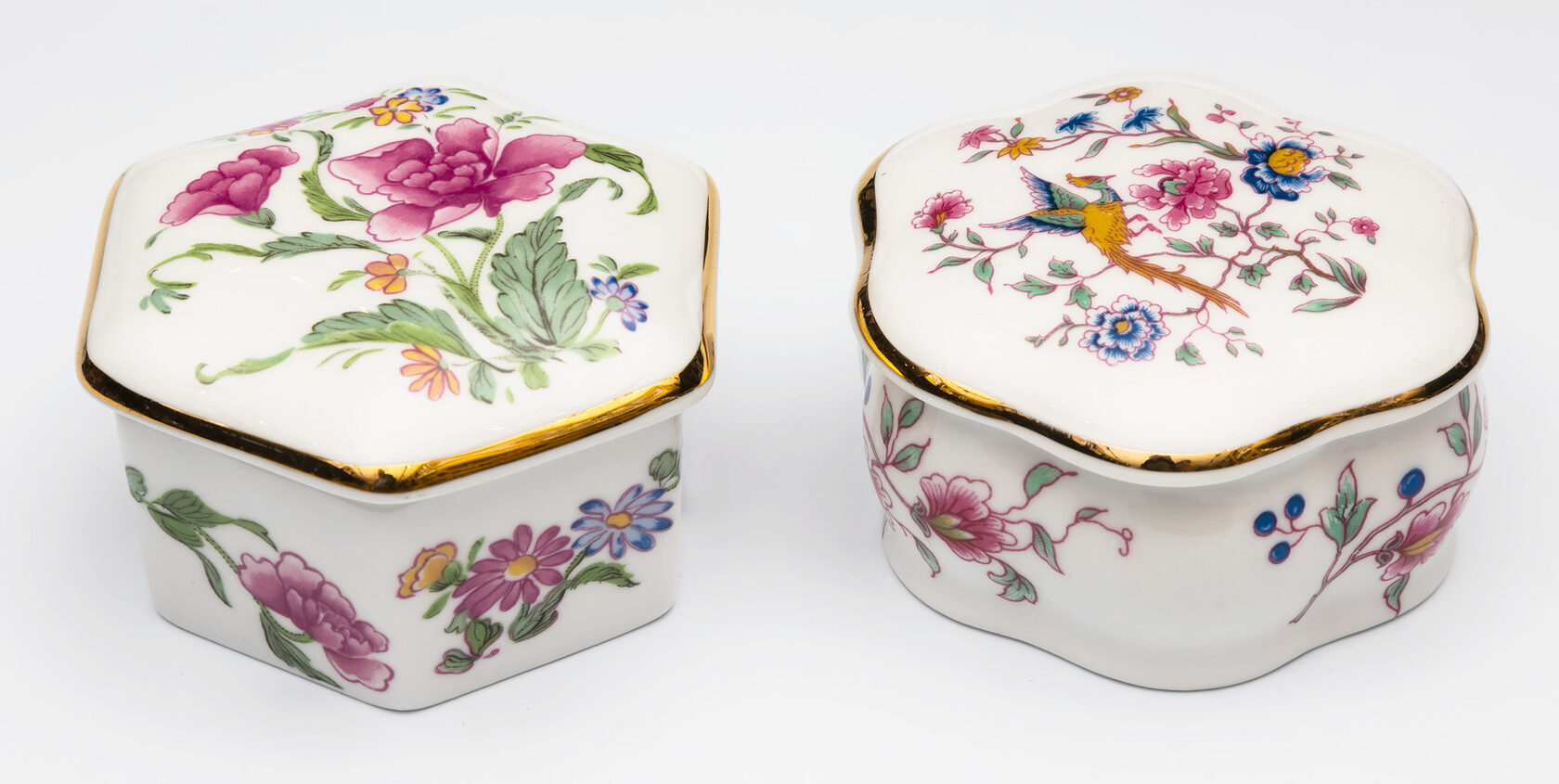 SCOLLOP DEC/BOPШкатулка 10х5, лиможский фарфор вид 2