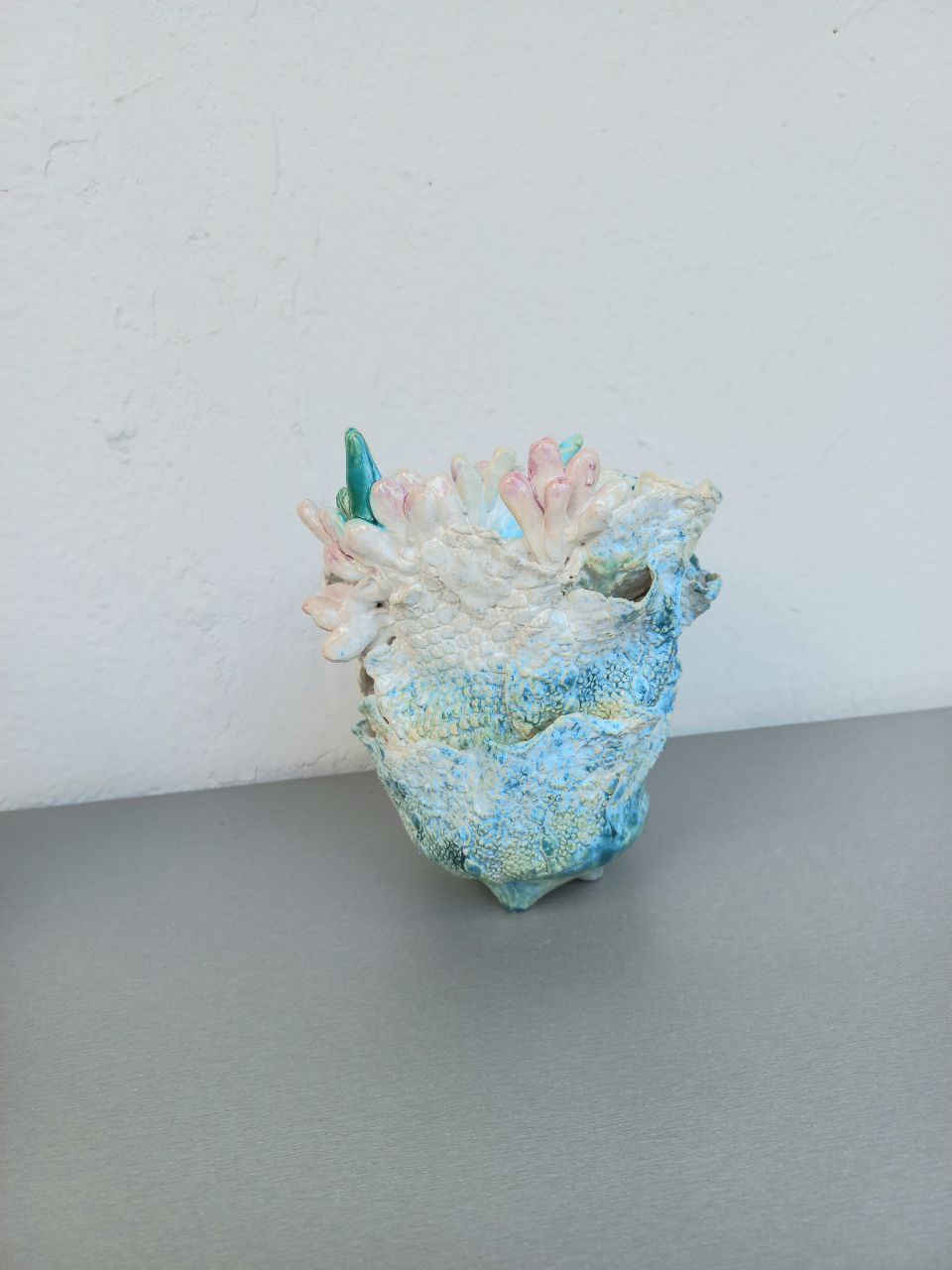 Ваза Первоцветы, 10х15 см, керамика, ручная работа вид 4