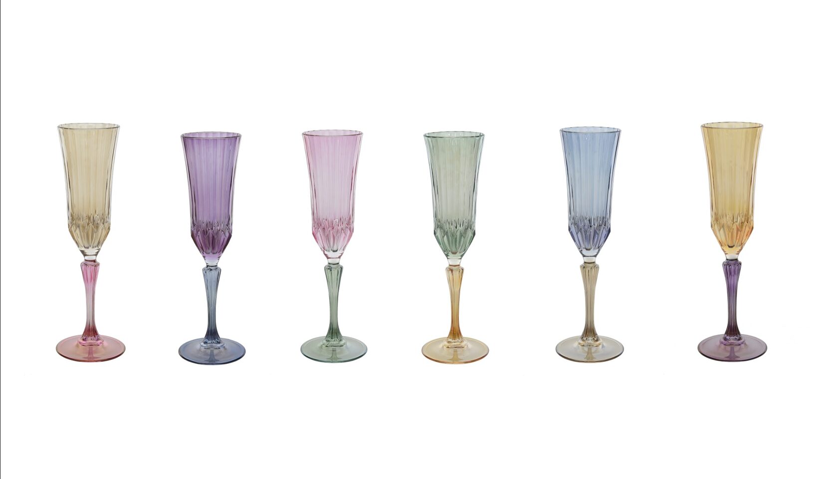 ADA FLUTНабор фужеров для шампанского 6шт, хрусталь, H 24,7 вид 2