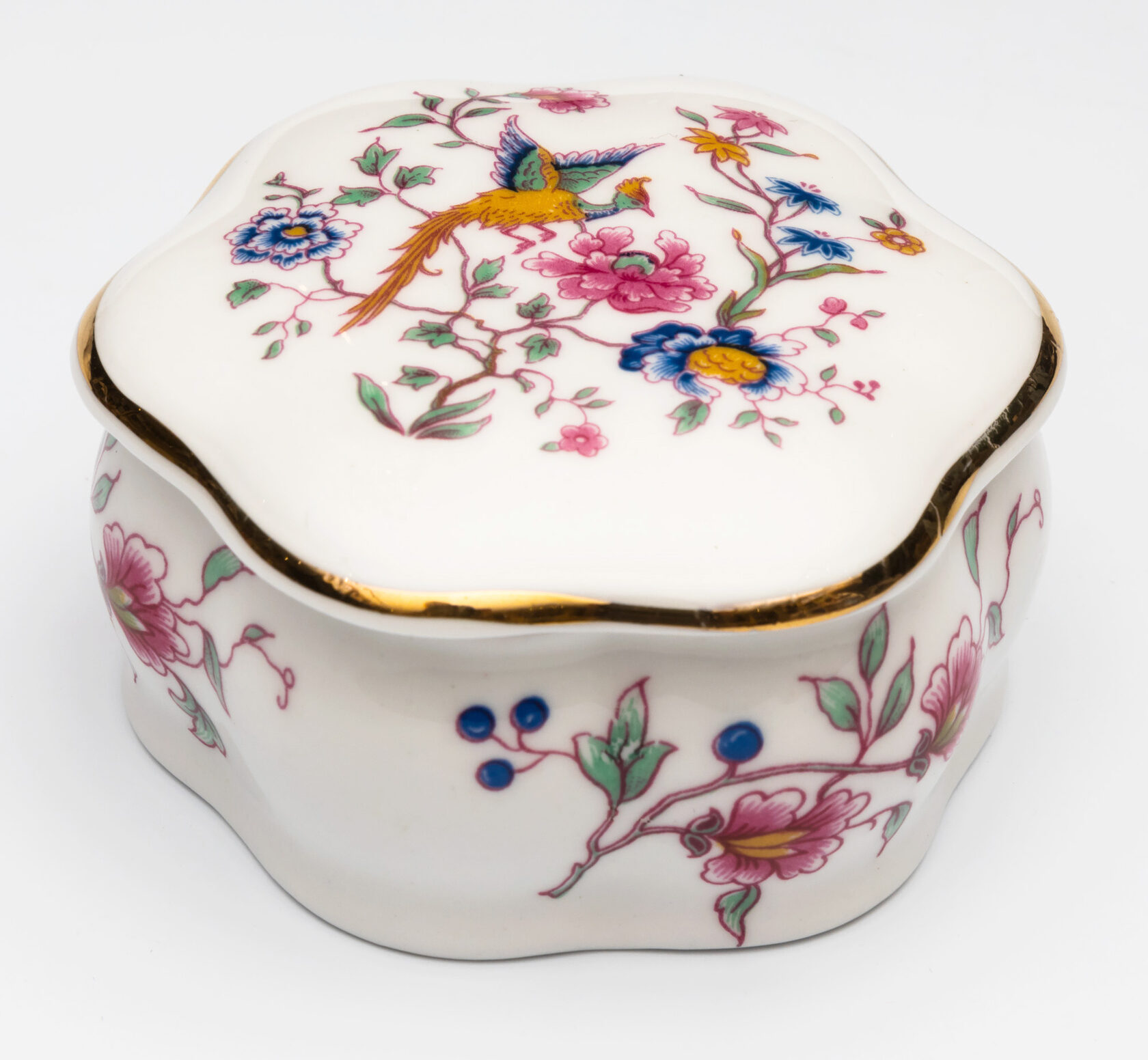 HEXAGON DEC/TAPE STRYШкатулка 10х5, лиможский фарфор вид 3