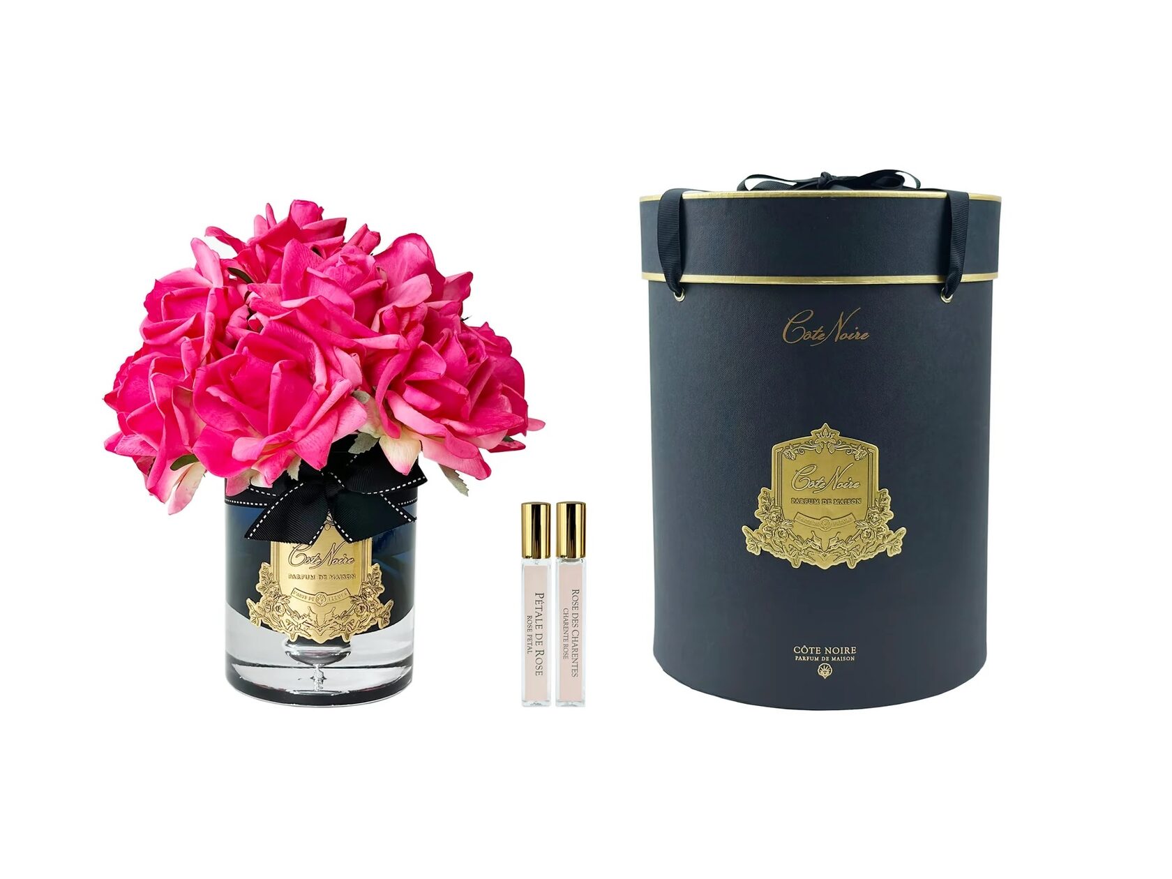 GRAND BOUQUET MAGENTAБольшой букет роз, 2 спрея по 10 мл, ярко-розовый, ВхШхД 32х26х26 см