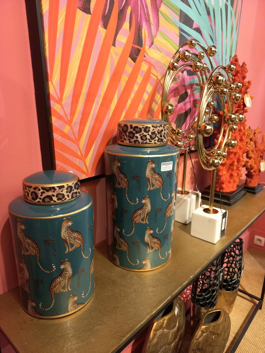 GUEPARDВаза с крышкой, бирюзовый, D20x40h, керамика вид 3