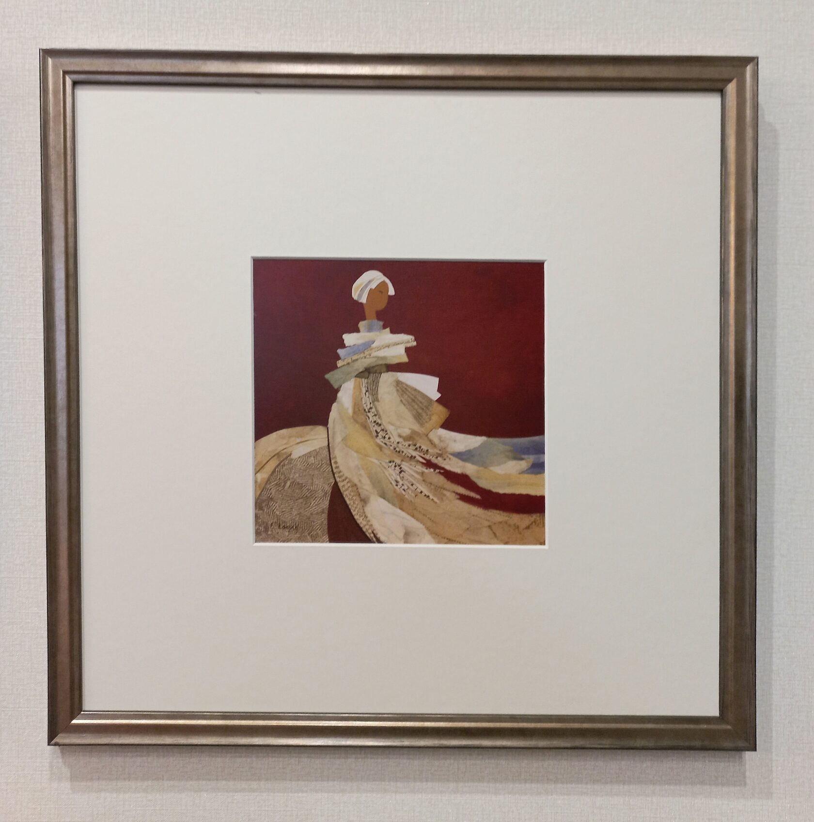 ПАННО 2Декоративное панно, 40х40 см, рамка дерево, паспарту