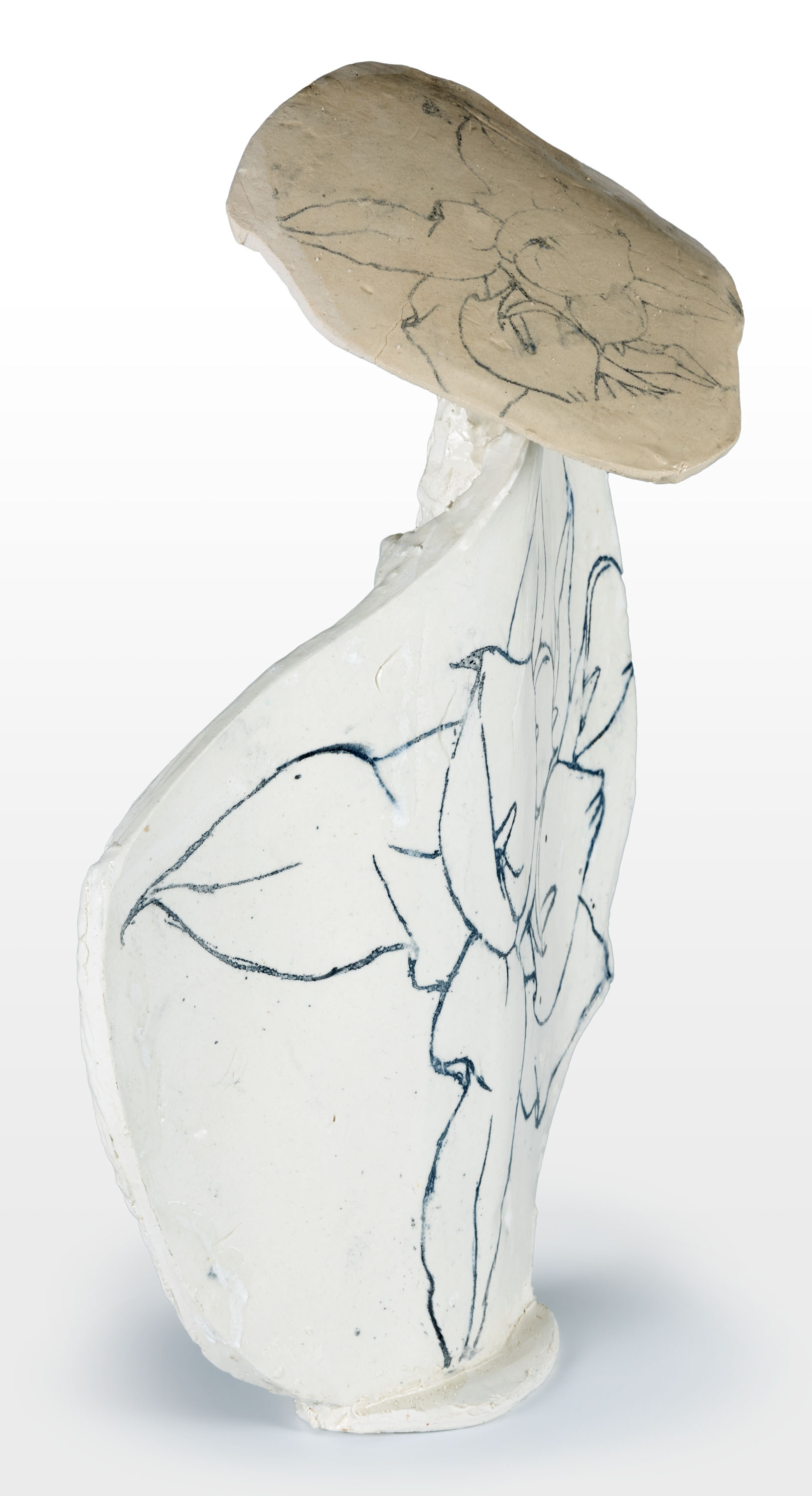 DRAPEEФигура женщины, керамика, японская техника Raku, 30 см вид 5