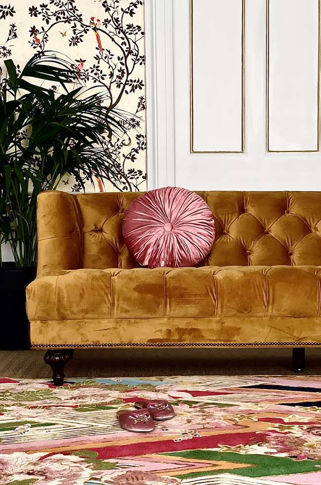 Shanghai BlossomКовер 274х183 ручной тафтинг, шерсть +тенсель, высота ворса 13 мм