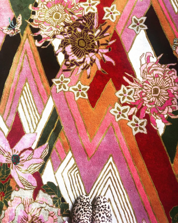 Shanghai BlossomКовер 274х183 ручной тафтинг, шерсть +тенсель, высота ворса 13 мм вид 2