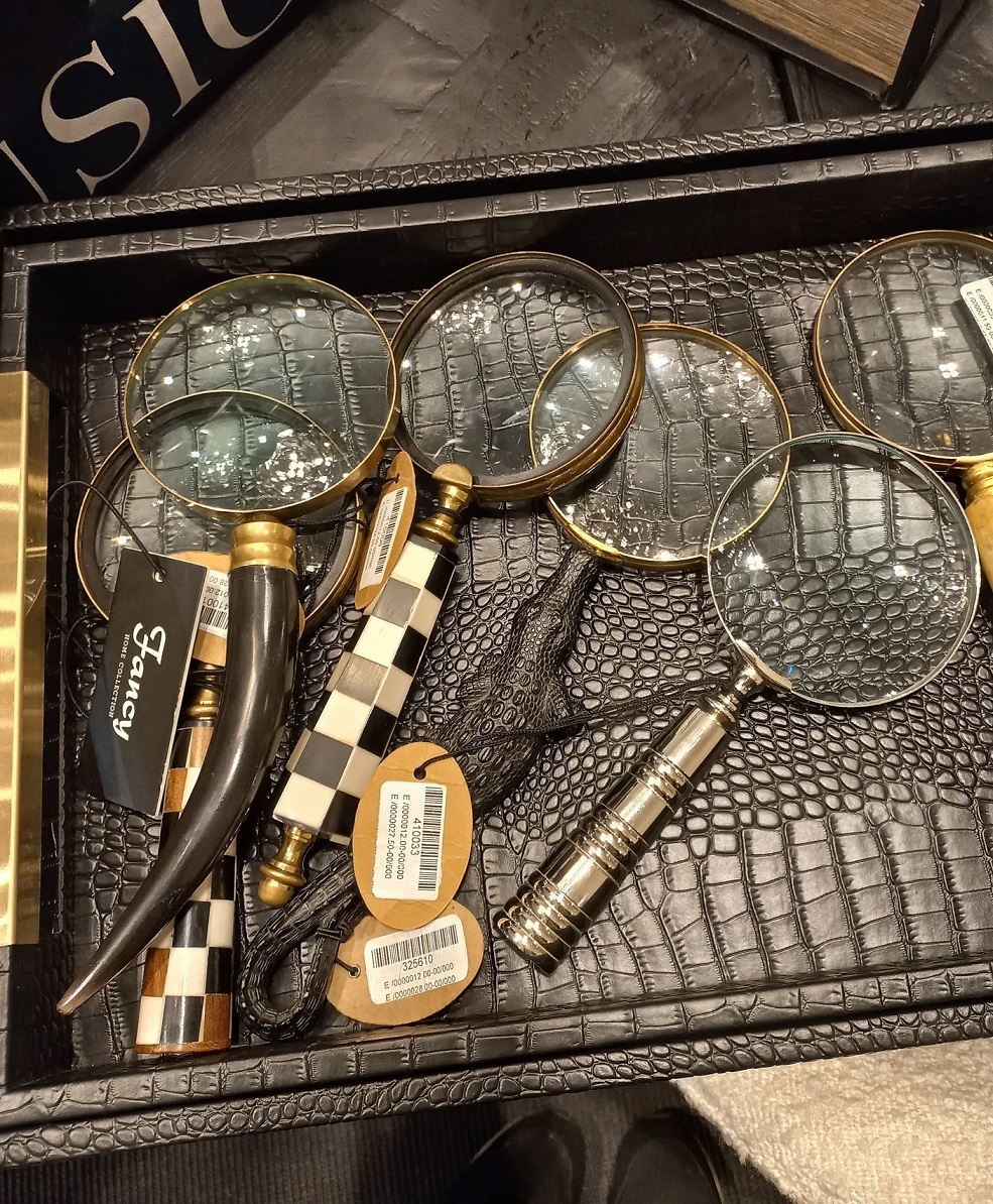 MAGNIFYINGЛупа, ручка кость с рогом вид 2