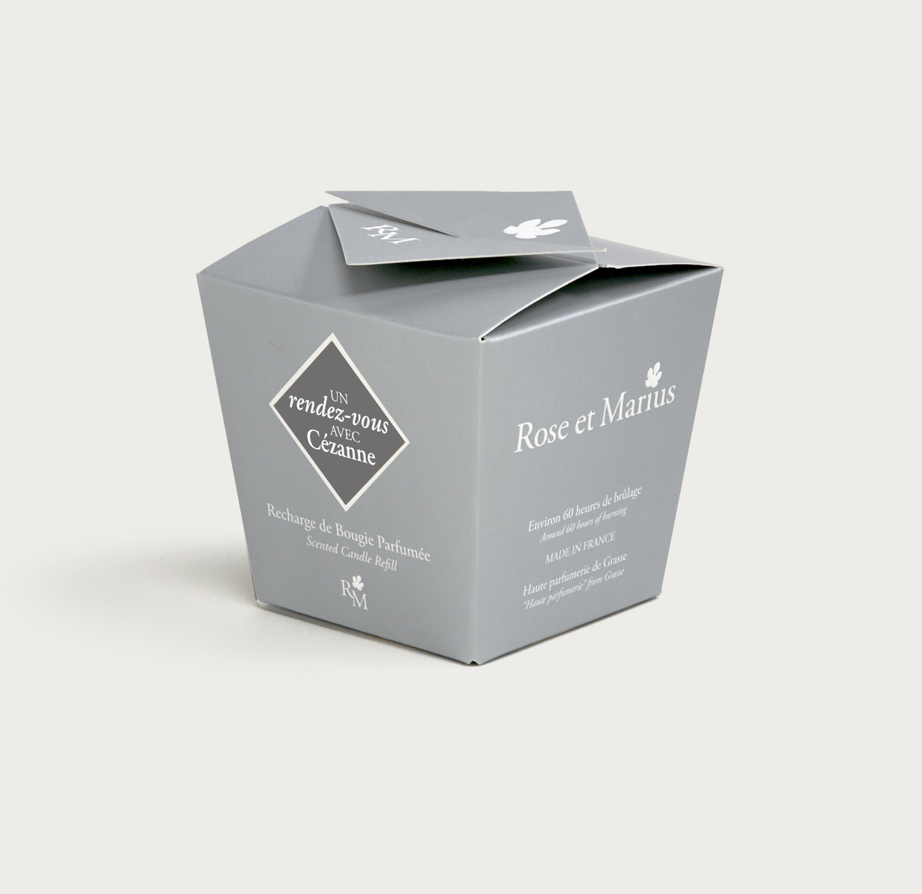 CEZANNE Запасная свеча парфюмированная, силиконовая оболочка, 200 гр, около 60 ч горения вид 2