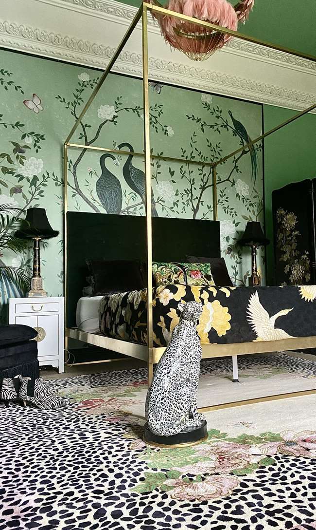 CHEETAHКовер 250х250 ручной тафтинг, шерсть +тенсель, высота ворса 13 мм вид 4