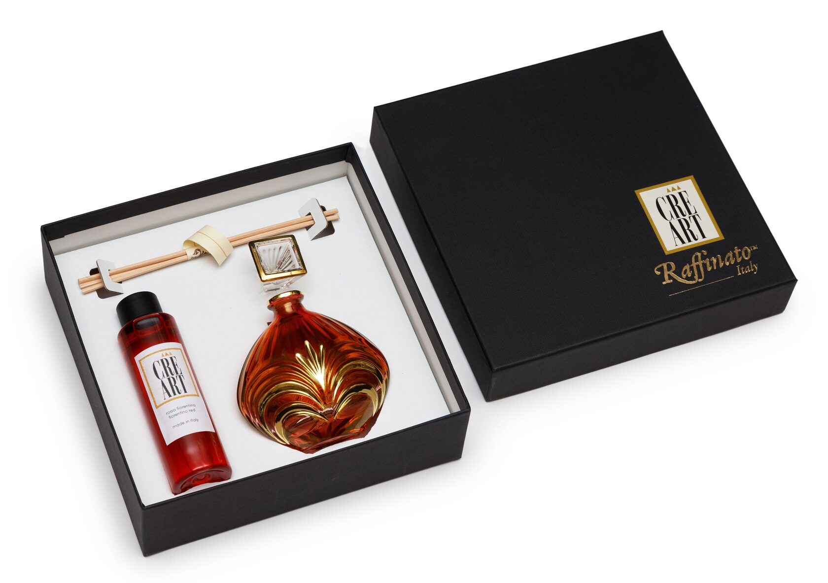 FLORENTINE REDДиффузор ароматический, красный с золотом, аромат мускатного ореха, 100 мл вид 1