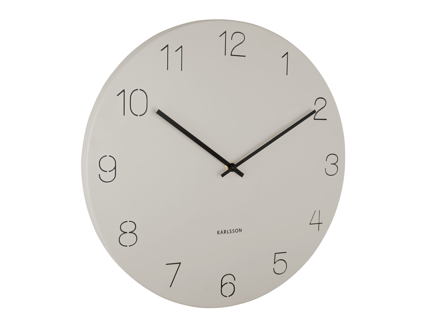 "Часы настенные Karlsson CHARM, 40х40х4,5 см, дерево американская липа, бесшумный механизм, батарейк вид 2