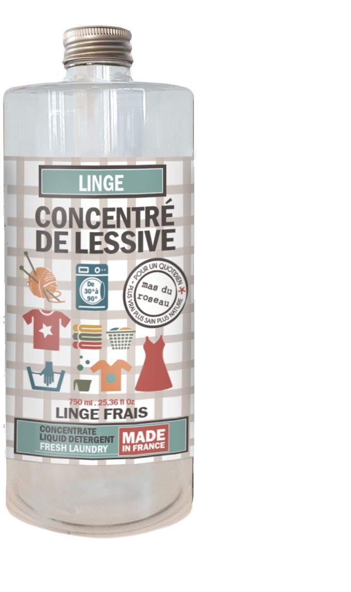 CONCENTRE DE LESSIVE Гель для стирки концентрат 750 мл, аромат "свежее бельё" на основ