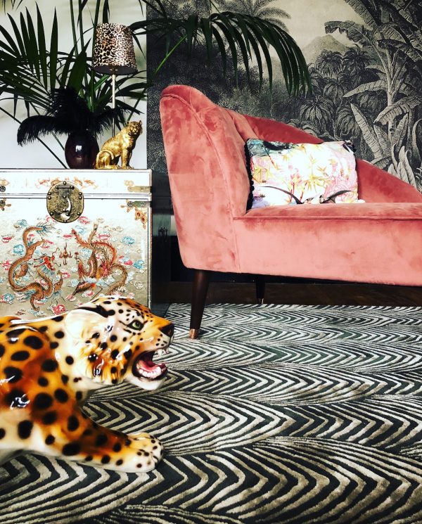 PlumageКовер 274х183 ручной тафтинг, шерсть +тенсель, высота ворса 13 мм