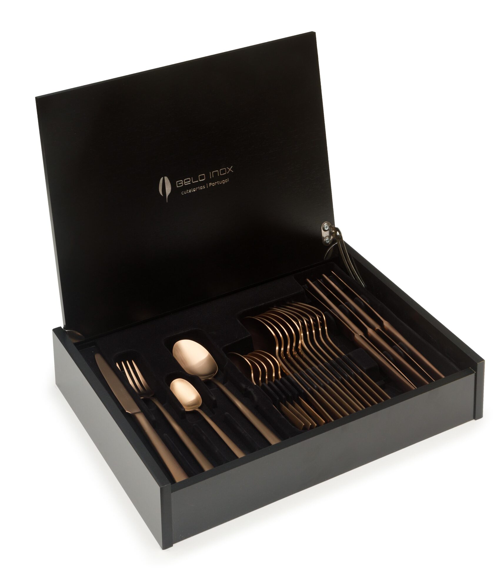 TOUCH mate bronze 49-50столовые приборы, сталь 18/10, 24 шт. (6 ложек + 6 вилок + 6 ножей + 6 чай вид 2