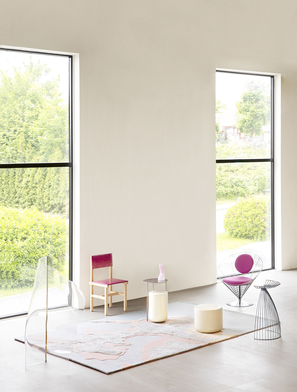 CLOUD DAYКовер 200х300, высота ворса 11-12 мм, 4 кг/м2 ручная работа, 100% новозеландская шерсть