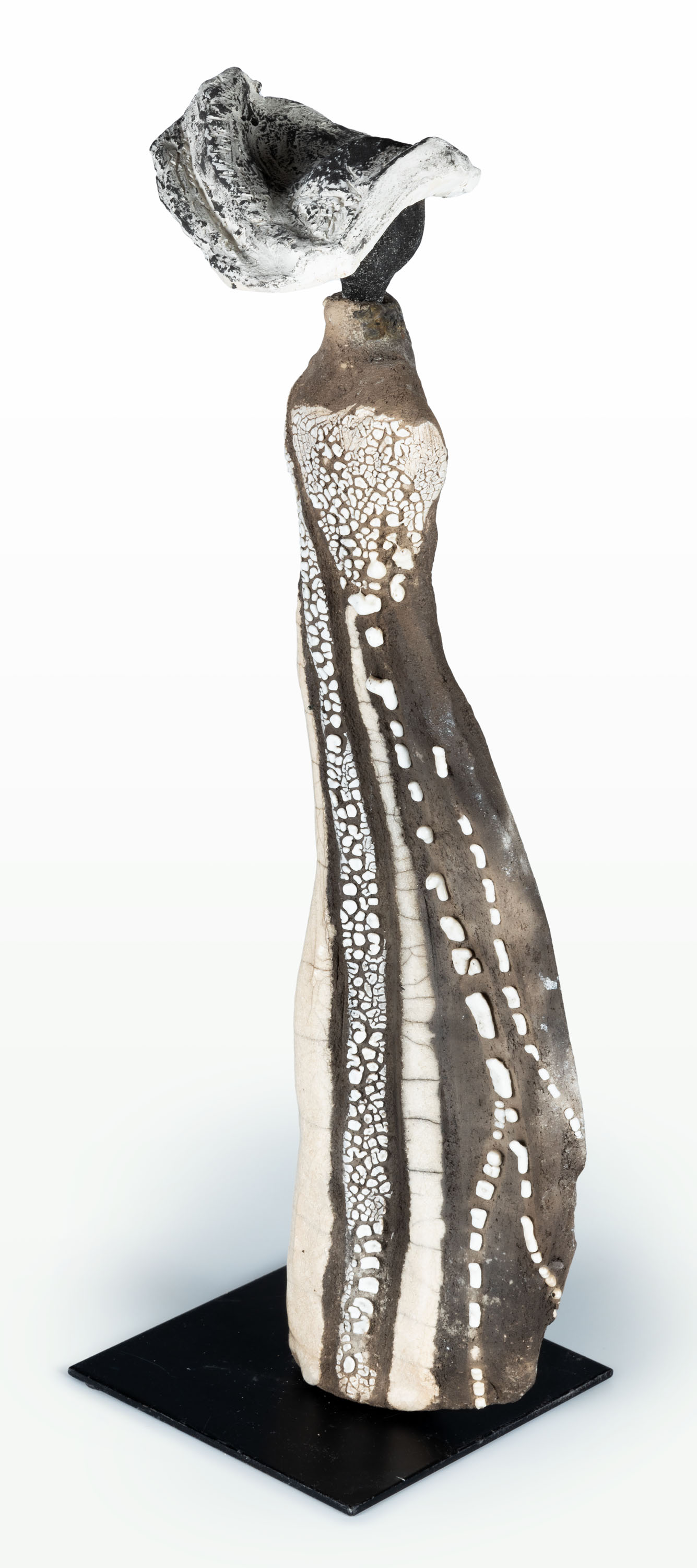 DRAPEEФигура женщины, керамика, японская техника Raku, 40 см вид 2