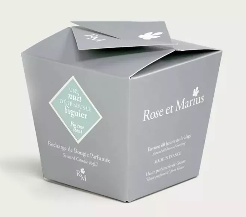 FIGUIER Запасная свеча парфюмированная, силиконовая оболочка, 200 гр, около 60 ч горения