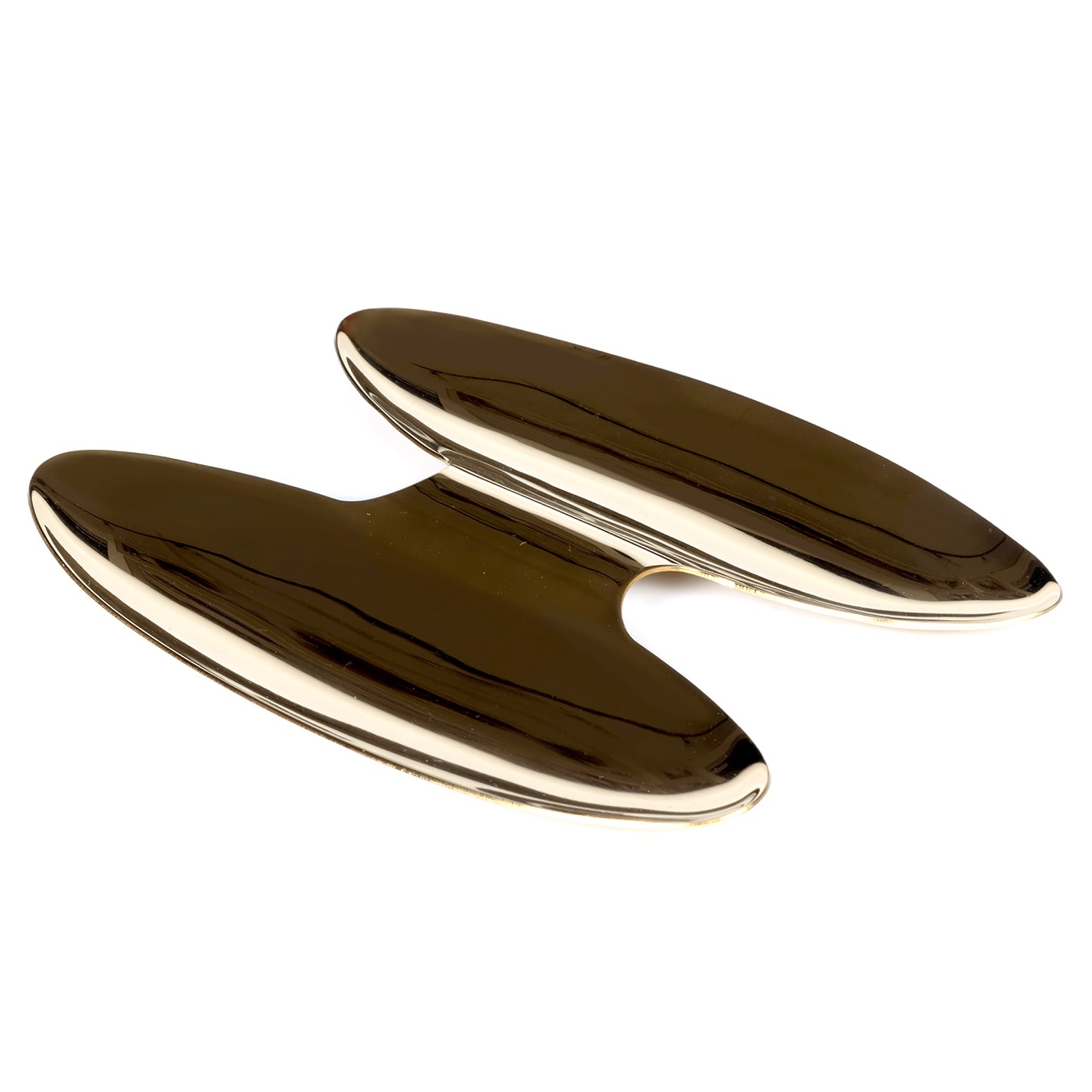 Appetizer Double Dish goldДвойное блюдо для закусок, 12,5 х 15,7 см цвет золото, сталь 18/10 вид 2