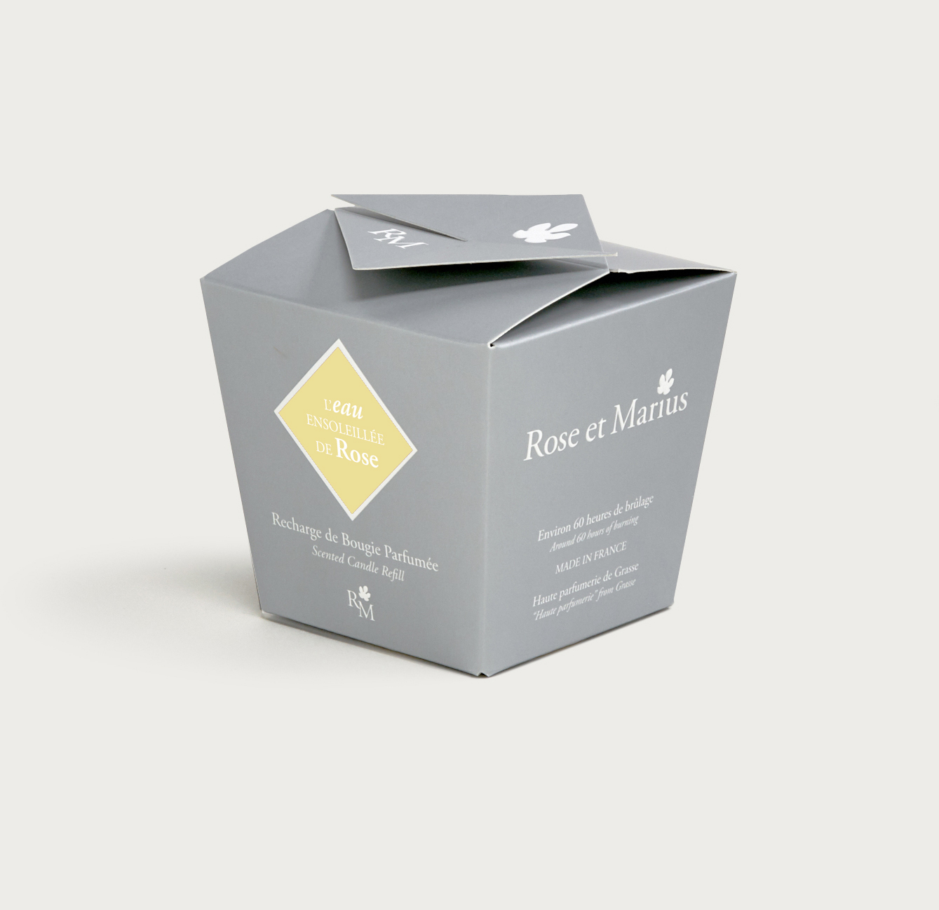 EAU ENSOLLEILLEE DE ROSE Запасная свеча парфюмированная, силиконовая оболочка, 200 гр, около 60 ч го вид 2