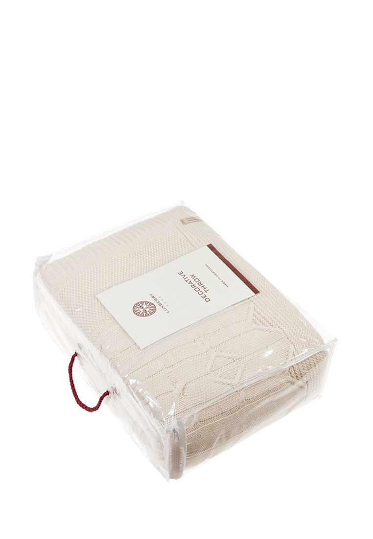 Плед "LUX 40" Хлопок 100%, р-р: 220 x 240см, цвет: экрю вид 3