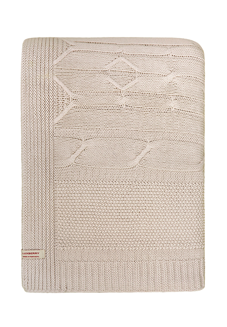 Плед "LUX 40" Хлопок 100%, р-р: 220 x 240см, цвет: пудра тон 02