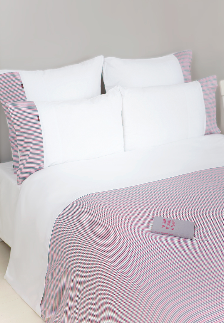 Наволочка, р-р: 70х70см,трикотаж-джерси,цвет: серый/розовый/винный