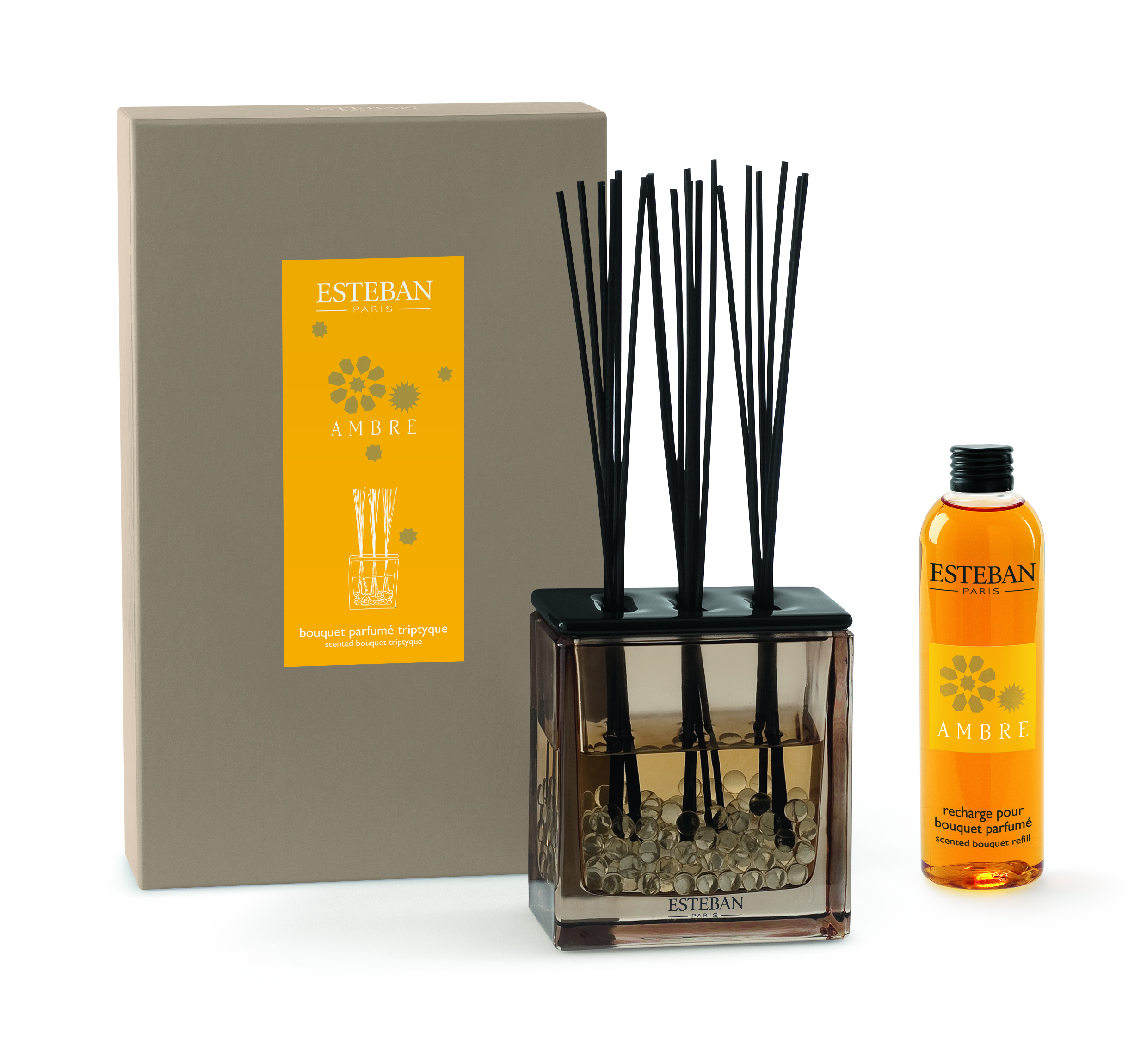 Деко букет с аромат/250 мл. АМБРА