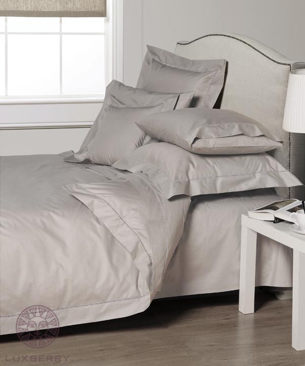 Пододеяльник "Мережка", перкаль, р-р: 220x240см, цвет: серо-бежевый