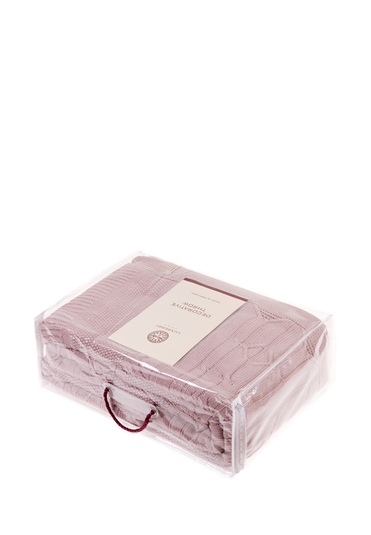 Плед "LUX 40" Хлопок 100%, р-р: 220 x 240см, цвет: пудра тон 03 вид 3