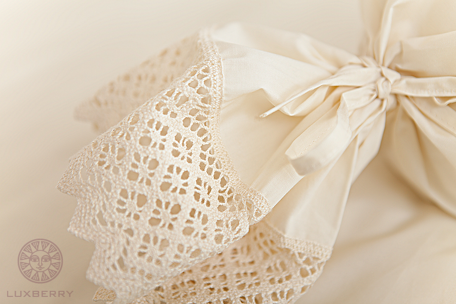 Декоративная наволочка для валика (ROSE), шампань вид 2