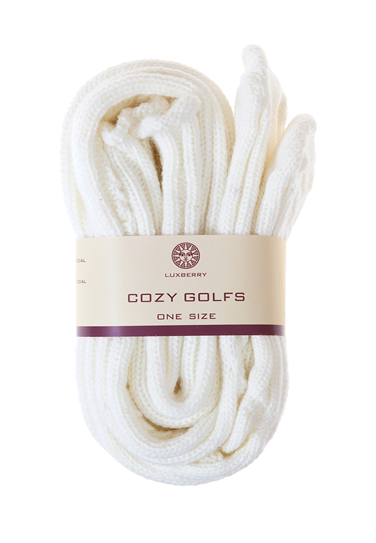 Гольфы вязаные, цвет: пломбир