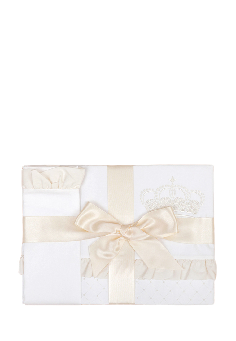 Чехол для бортика "QUEEN", белый/бежевый вид 3