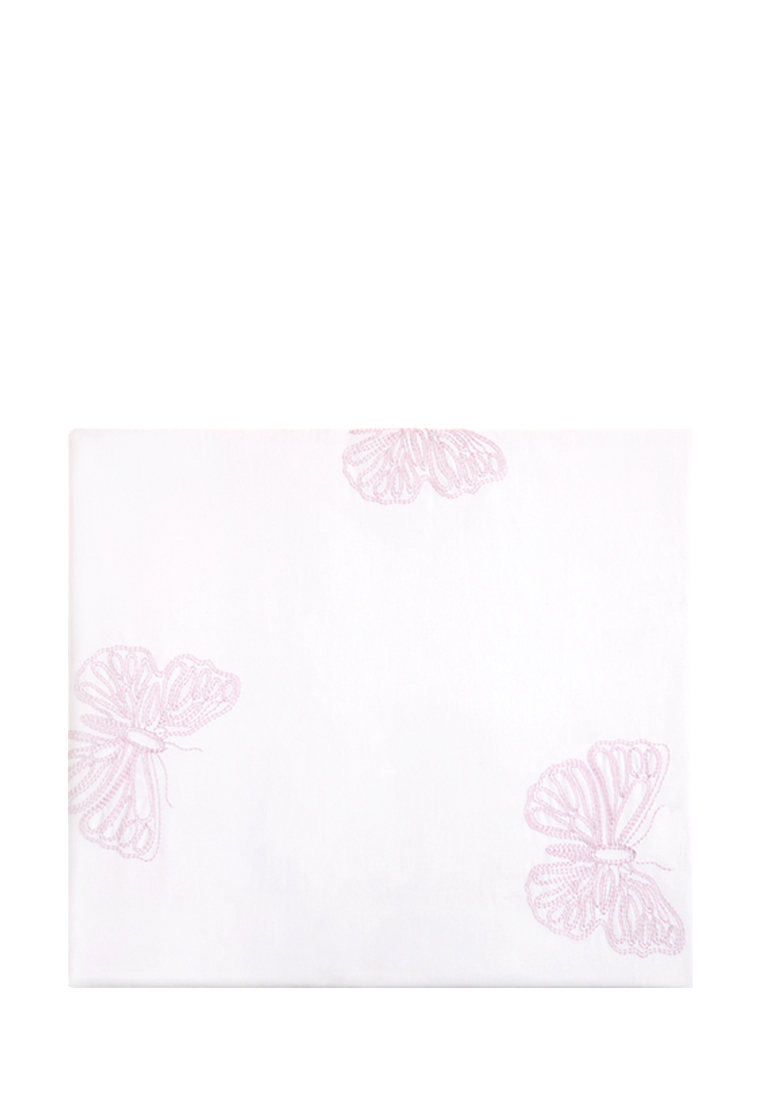 Чехол для бортика "БАБОЧКИ", белый/лаванда