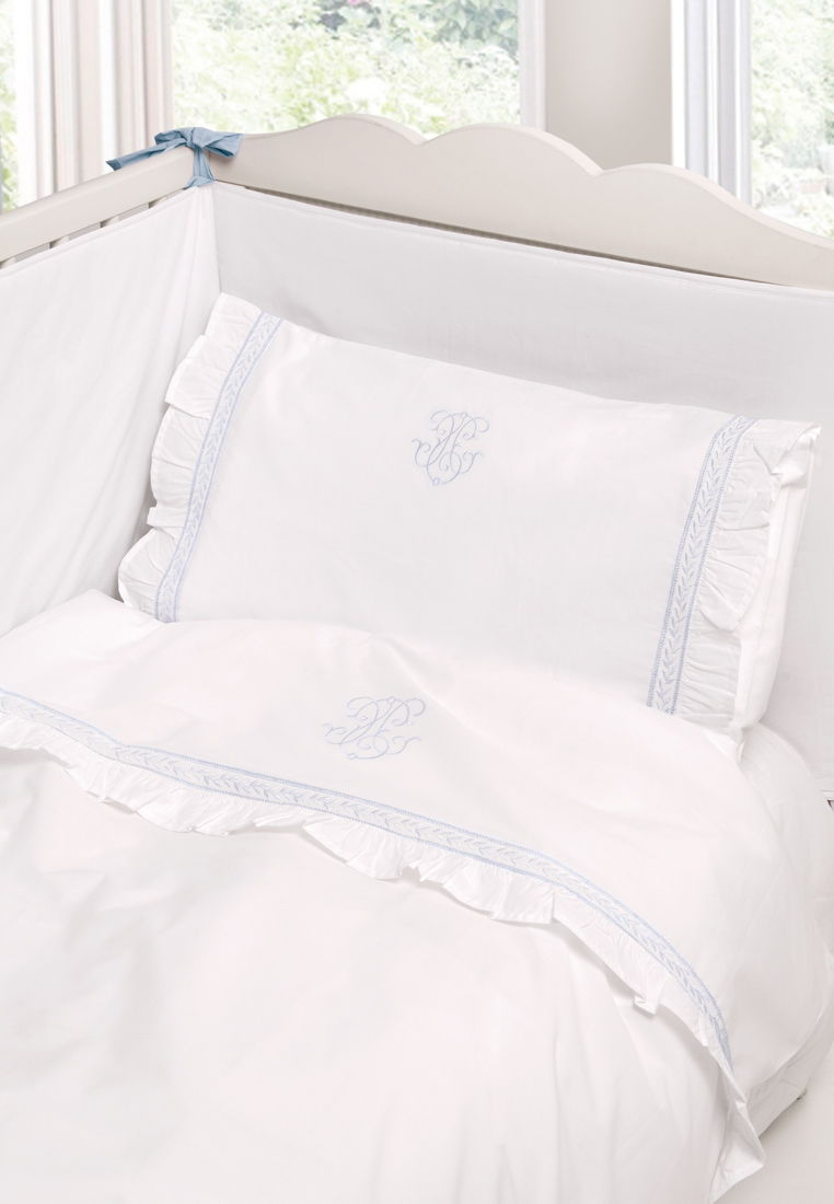 Чехол для бортика "ВЕНЗЕЛЬ", белый/голубой вид 2