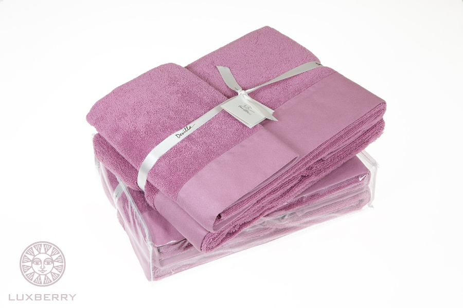 Полотенце Senses махра, фиалковый