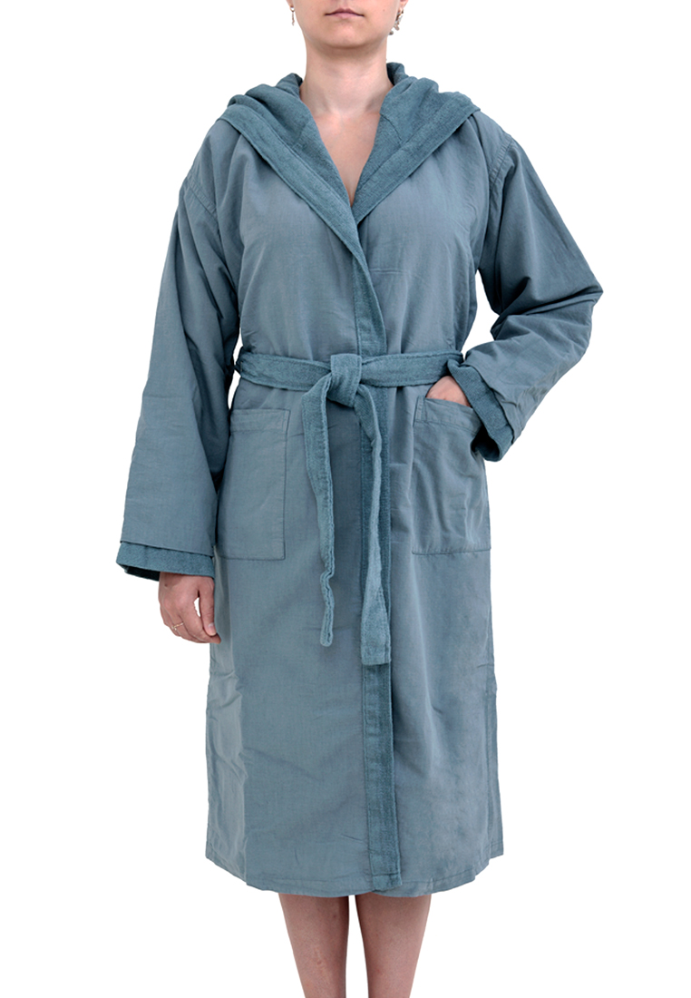 Халат "SENSES", индиго вид 3