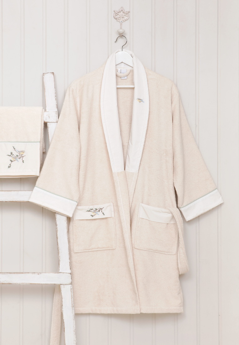 Халат "SPRING", экрю