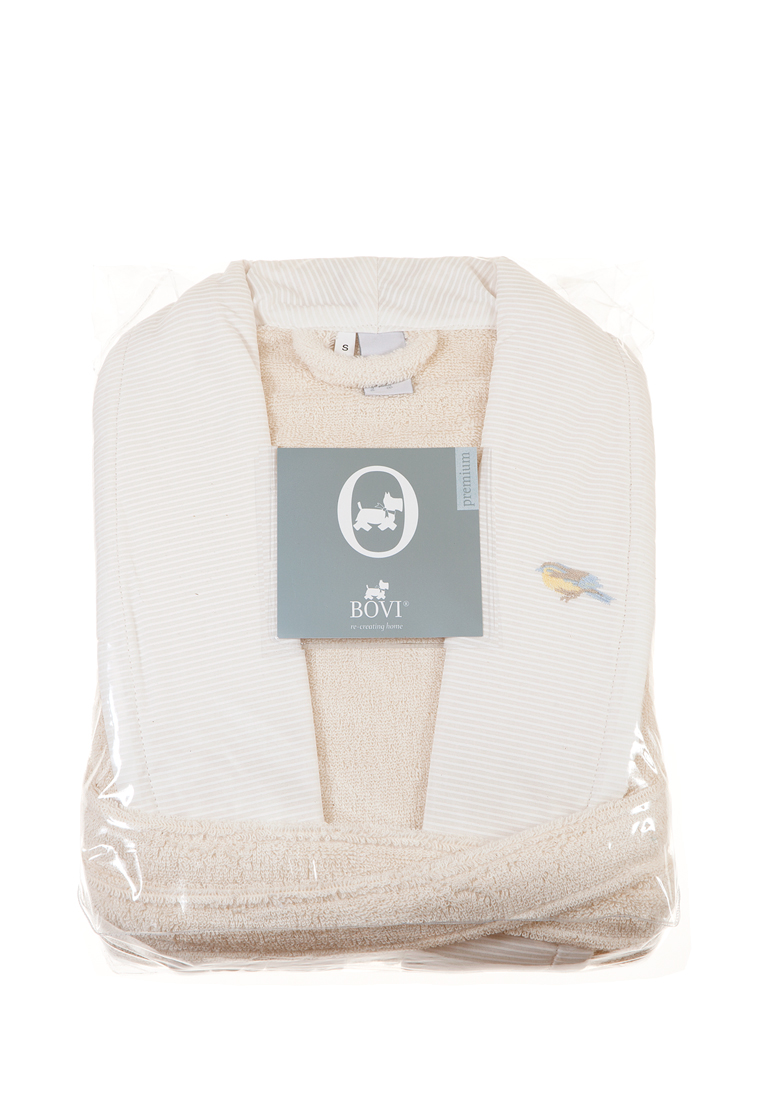 Халат "SPRING", экрю вид 4