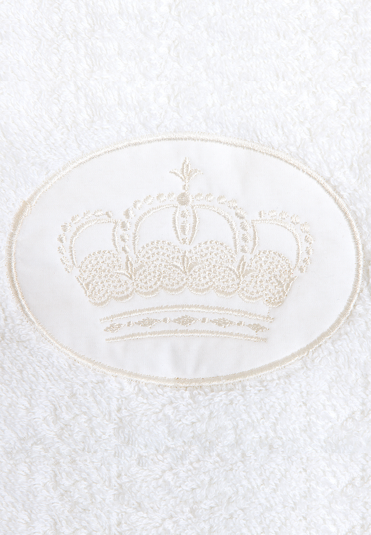 Халатик "QUEEN", белый/бежевый вид 2