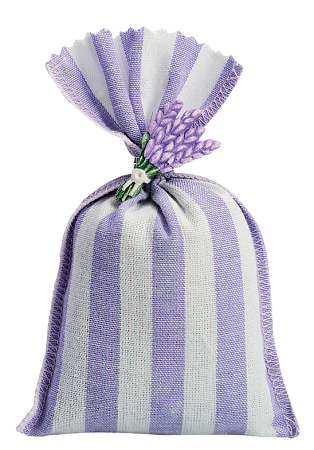Саше "Лаванда в полоску" 20 гр серый