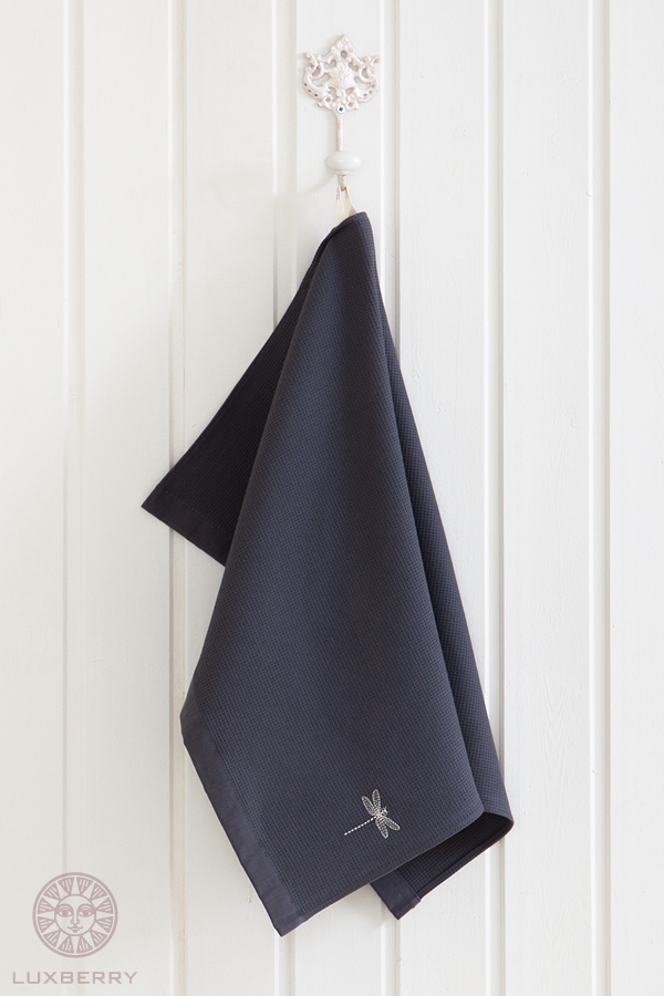 Полотенце "Fresh" вафельное, антрацит