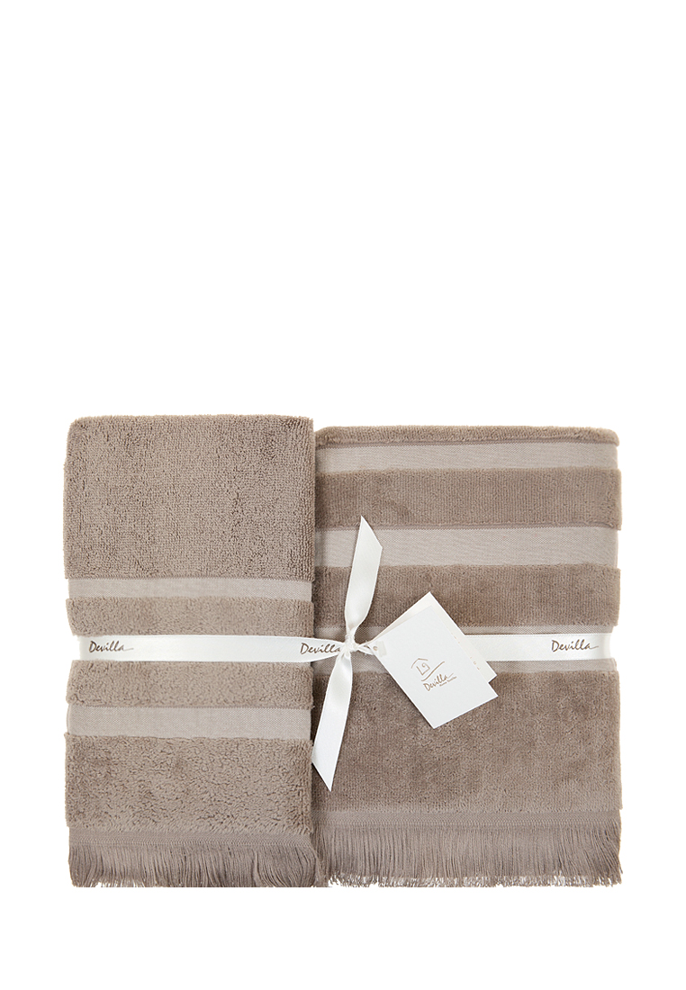 Полотенце ISLAND, 100% хлопок, 520г/м2, мокрый песок