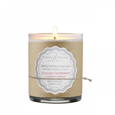 Ароматическая свеча 180 гр. Ласковый кашемир