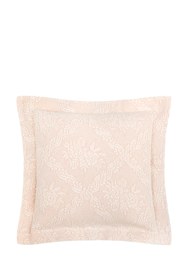 05391Наволочка "ILIA", р-р: 47х47см, цвет:  розовый