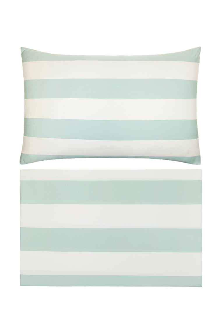 Комплект  постельного белья WEEKEND сатин, салатовый/экрю вид 2