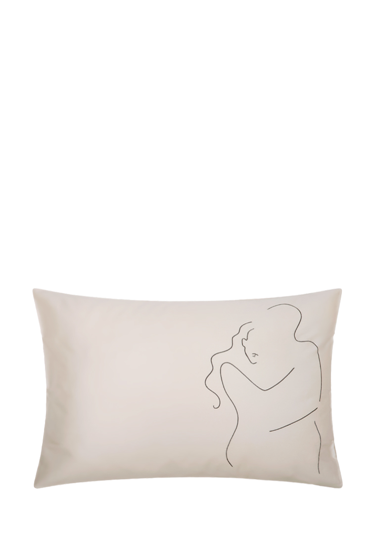 Наволочка "ETUDE 2", сатин, цвет:песочный