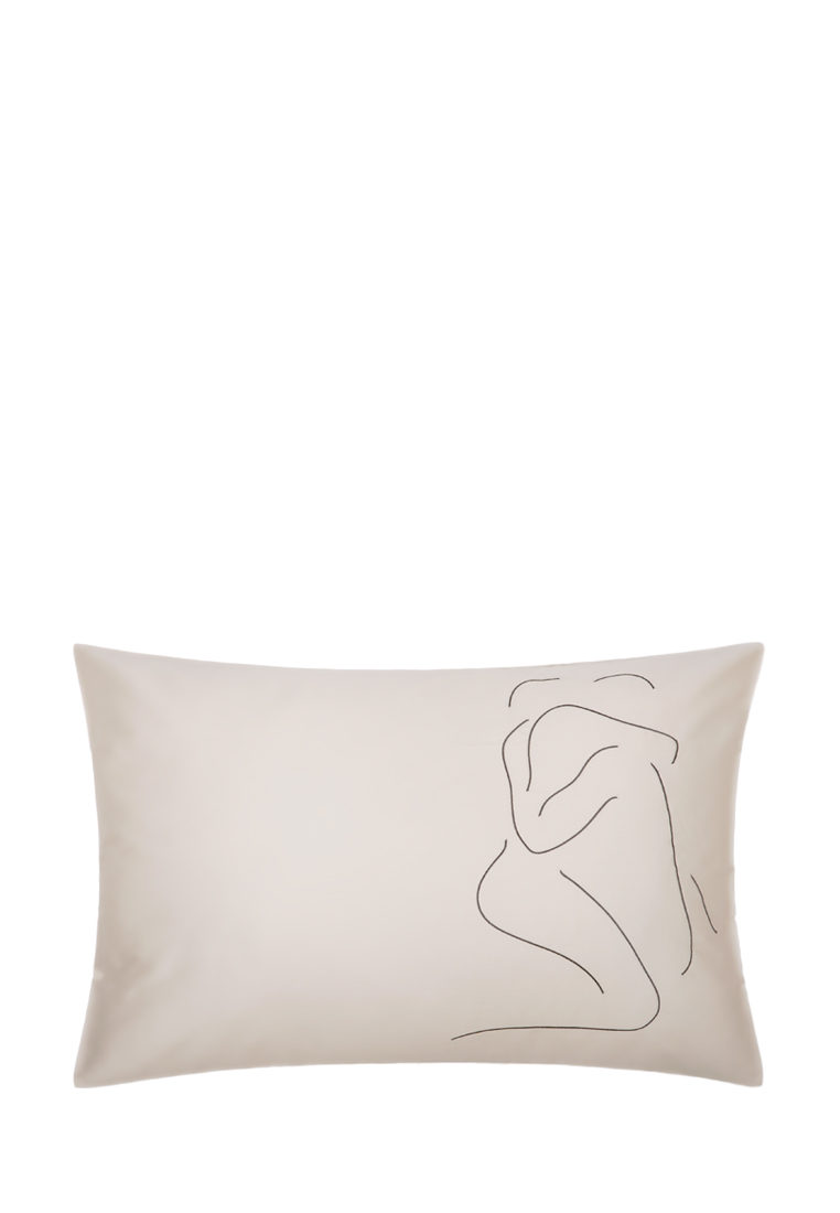 Наволочка "ETUDE 2", сатин, цвет:песочный вид 2