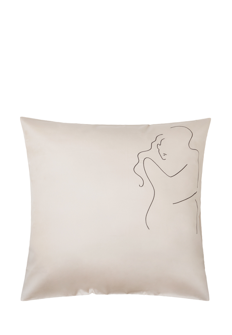 Наволочка "ETUDE 2", сатин, цвет:песочный вид 3